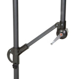 10 Foot Mocha Offset Patio Canopy Umbrella Rotates 360 Degrees