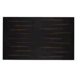 Farmhouse 32 x 48 inch Dining Table in Antique Black Wood Finish