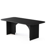 Modern Extra Large Executive Home Office Computer Desk in Black