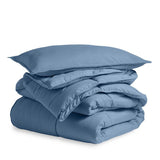 Full/Double Size All Season Super Soft Down Alternative Comforter Set Blue