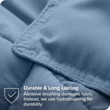Full/Double Size All Season Super Soft Down Alternative Comforter Set Blue