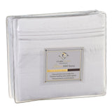 King size 4-piece Silky Soft Microfiber Sheet Set in White