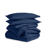 Full/Double size Super Soft Down Alternative Comforter Set in Navy Blue