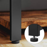Industrial Farmhouse Metal Wood TV Stand for TV up to 65-inch