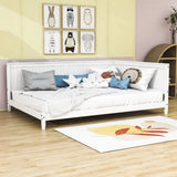 Full size Modern Daybed in White Wood Finish