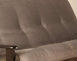 Full Size "Futon Cover Only" Gray Premium Suede Fits 6-8 inch Futons Mattress by Kodiak