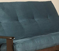 Full Size "Futon Cover Only" Navy Premium Suede Fits 6-8 inch Futons Mattress by Kodiak