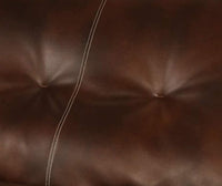 Queen Size "Futon Cover only" Bonded Leather Cappuccino Fits 6-8 inch Futons Mattress