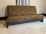 Full Size Futon Cover Only  Fits 6 to 8 Inch Mattress Black Leaf Fall Hidden Zipper Tapestry