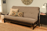 Full Size Stone "Futon Cover Only" Linen Textile Fabric Collection Fits 6-8 inch Futons Mattress