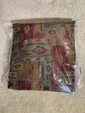 Full Size Southern Aztec "Futon Cover Only"  Fits 6 to 8 Inch Mattress Hidden Zipper Tapestry