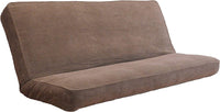 Full Size "Futon Cover Only" Marmont Mocha Plush Fabric Premium Collection Fits 6-8 inch Futons Mattress