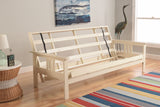 Full Size Monterey Antique White Wood Futon Frame Choice to add Drawer set