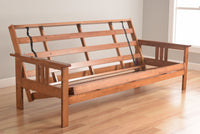 Full Size Monterey Barbados Wood Futon Frame Choice to add Drawer set