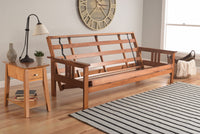 Full Size Monterey Barbados Wood Futon Frame Choice to add Drawer set