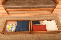 Full Size Monterey Barbados Wood Futon Frame Choice to add Drawer set